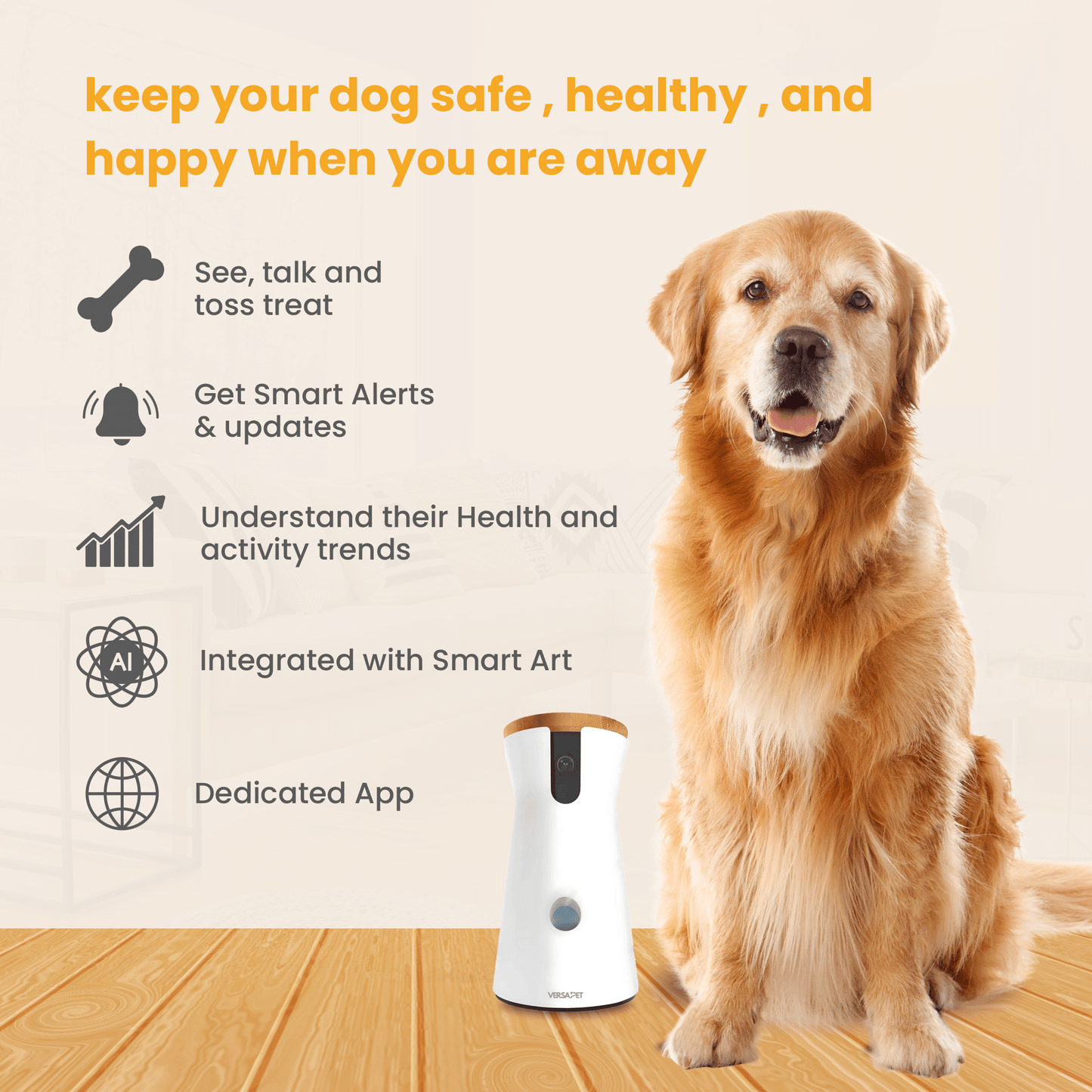 VersaPet 360° Smart Pet Treat Camera